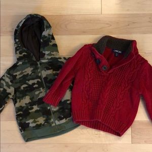 Boys 12 month sweater and jacket